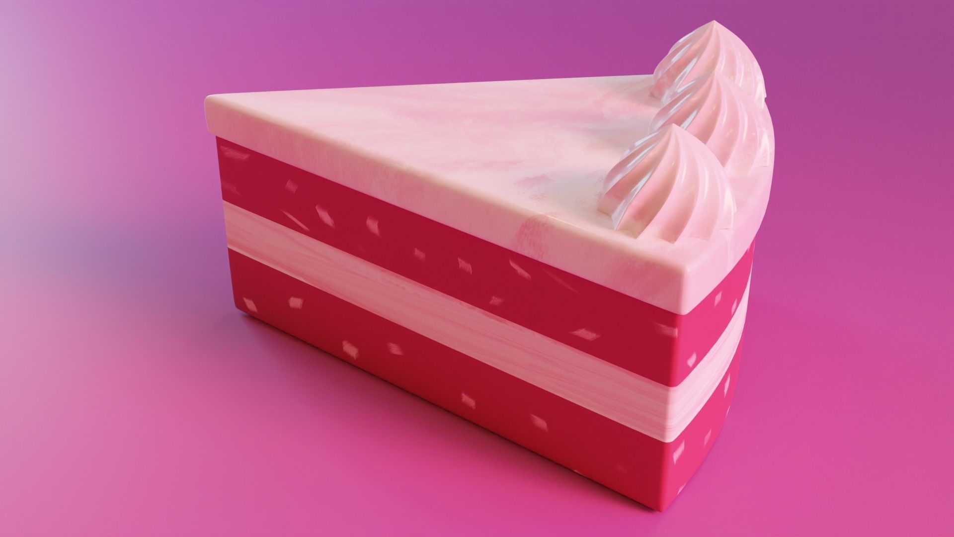 High Tea Cake Collection 3D model_17