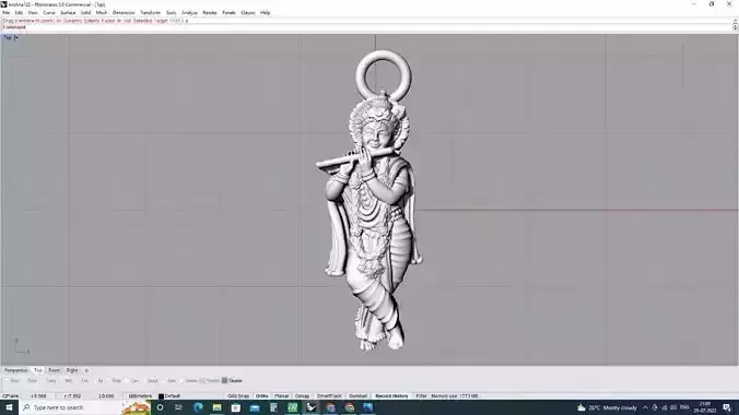 krishna pendant