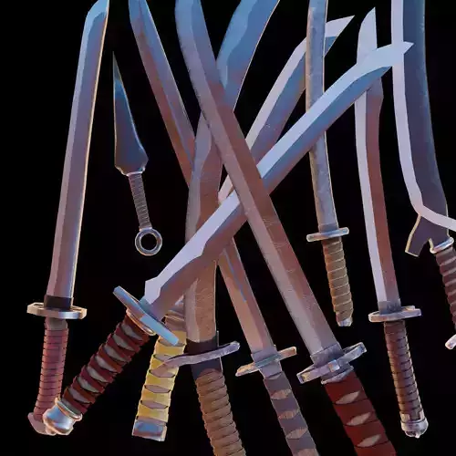 Asian Medieval Sword Pack