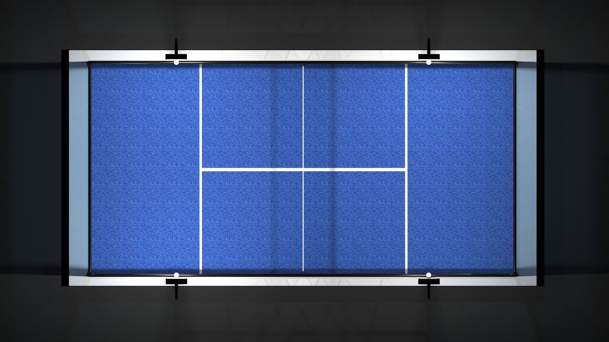 Padel court 3D model_17