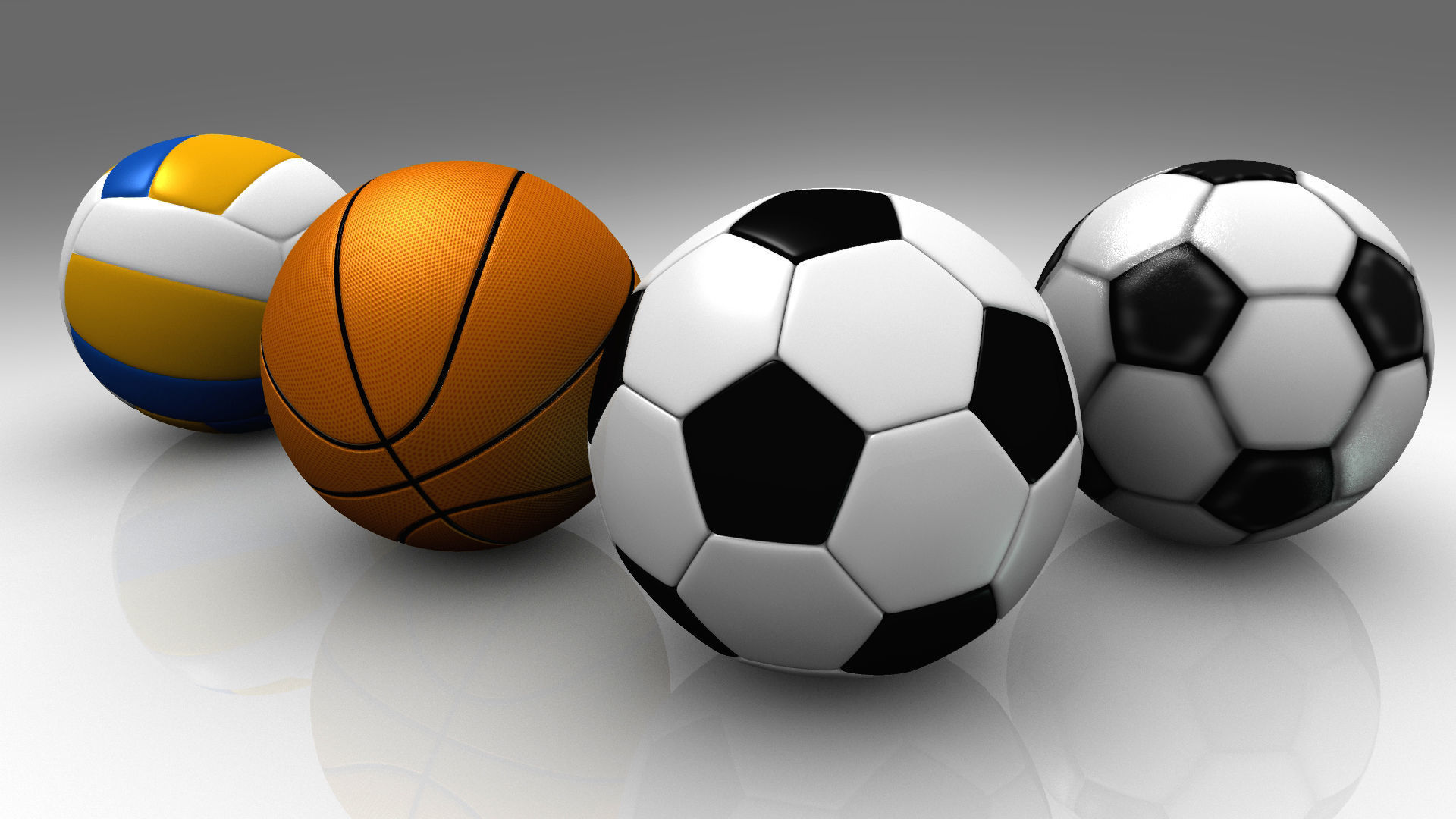 Balls Pack 3D model_2