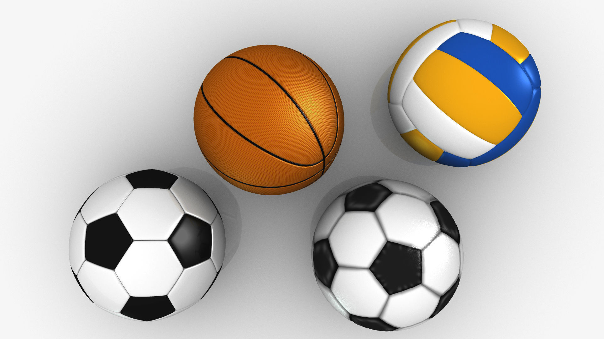 Balls Pack 3D model_1