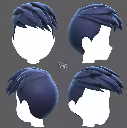 Base Hair for Boy V17