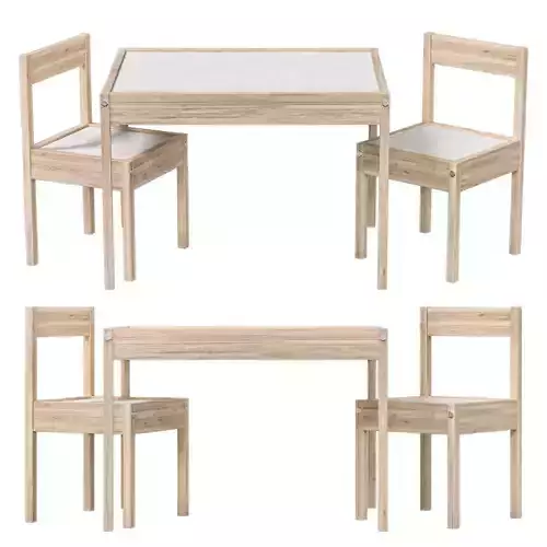 IKEA - LATT LETT Childrens table with 2 chairs