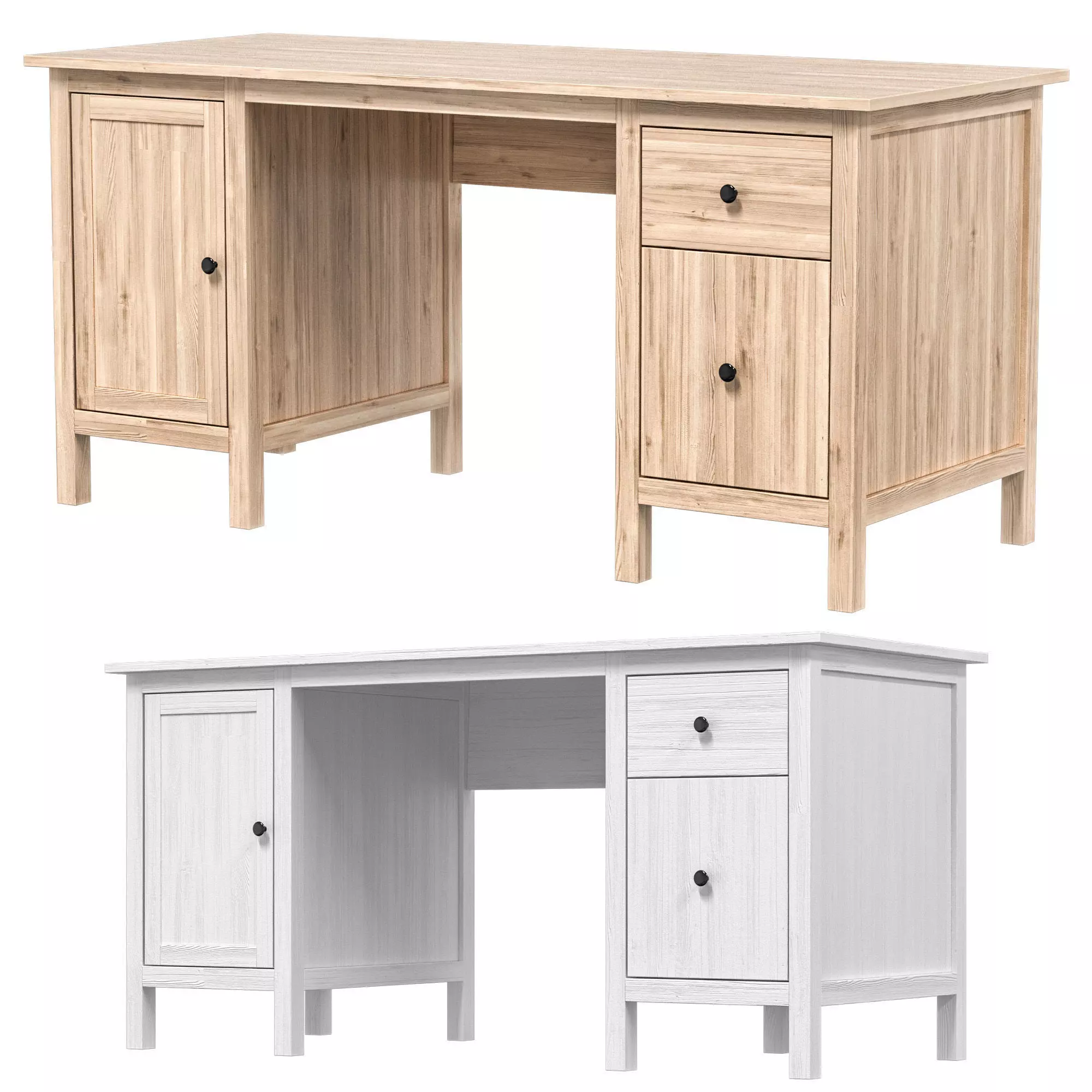IKEA - HEMNES Desk 3D model_0