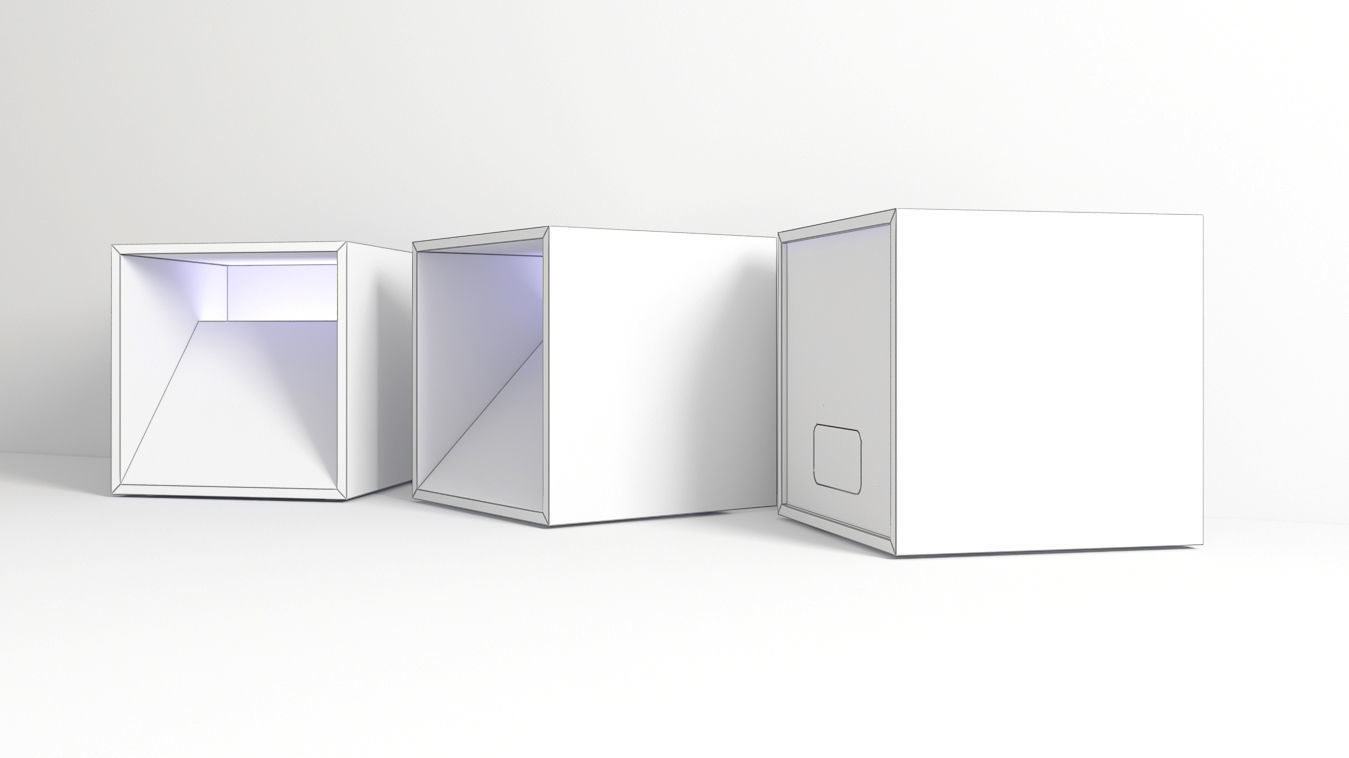 tab decor Low-poly 3D model_3