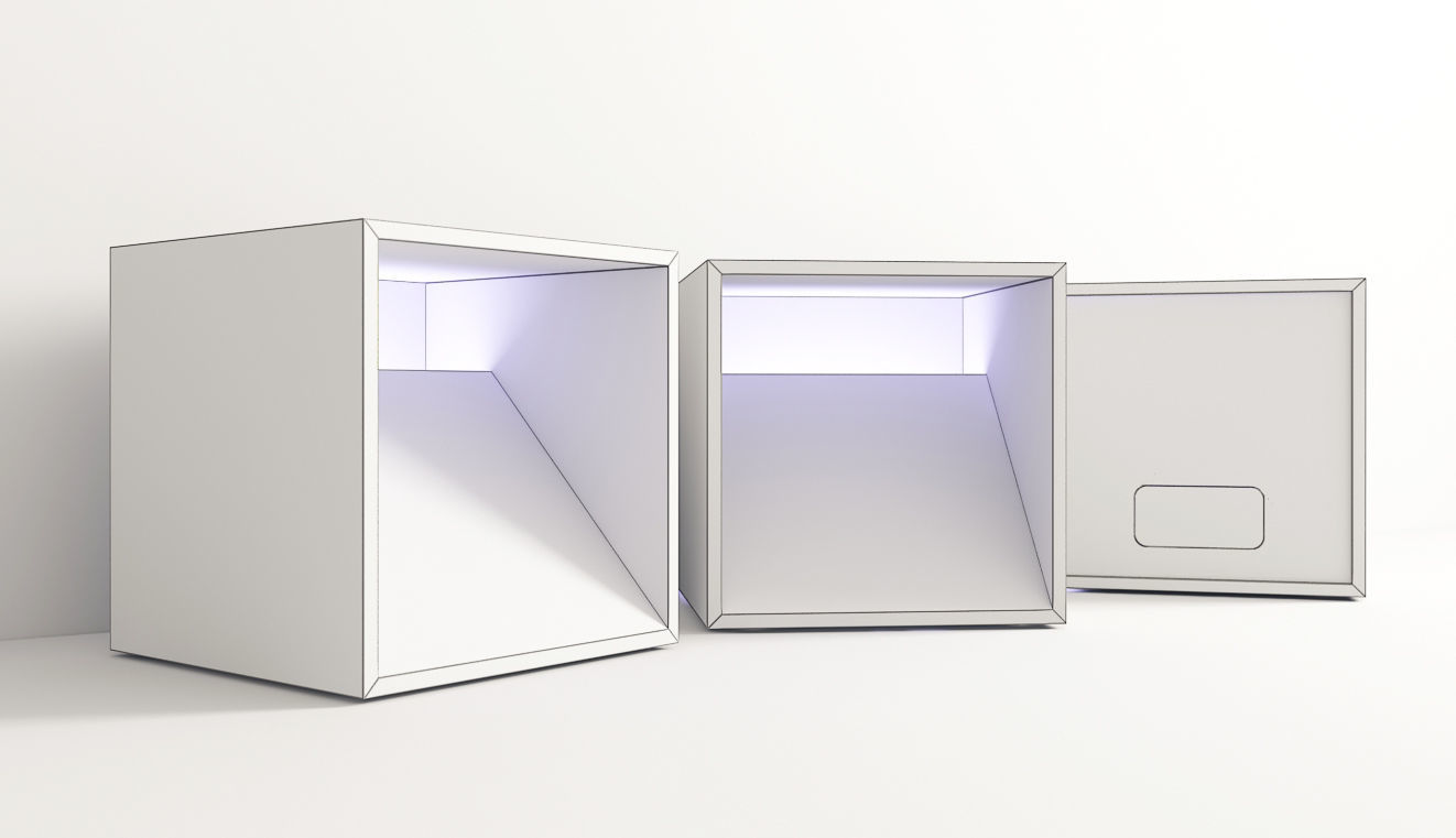 tab decor Low-poly 3D model_5