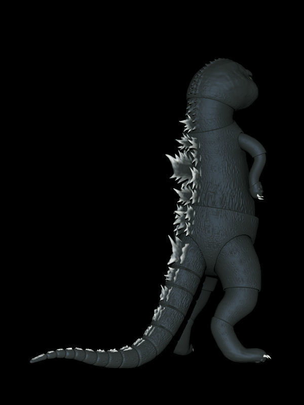 Joker Cat Godzilla 1962 3D print model_1