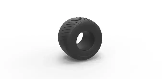 Monster Jam tire 5 Scale 1 to 25