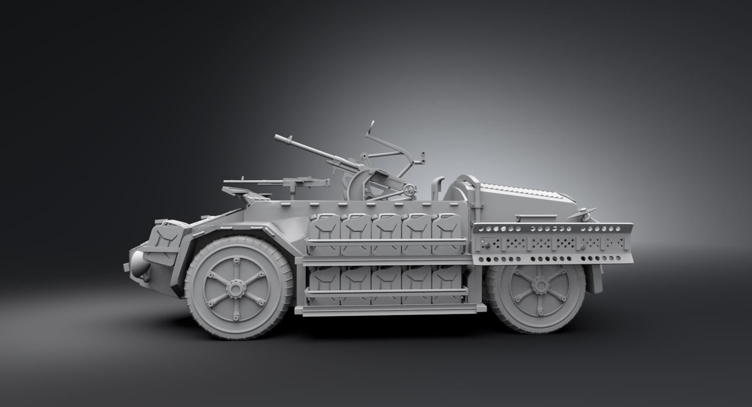 Fiat AS42 scale model 3D print model_1