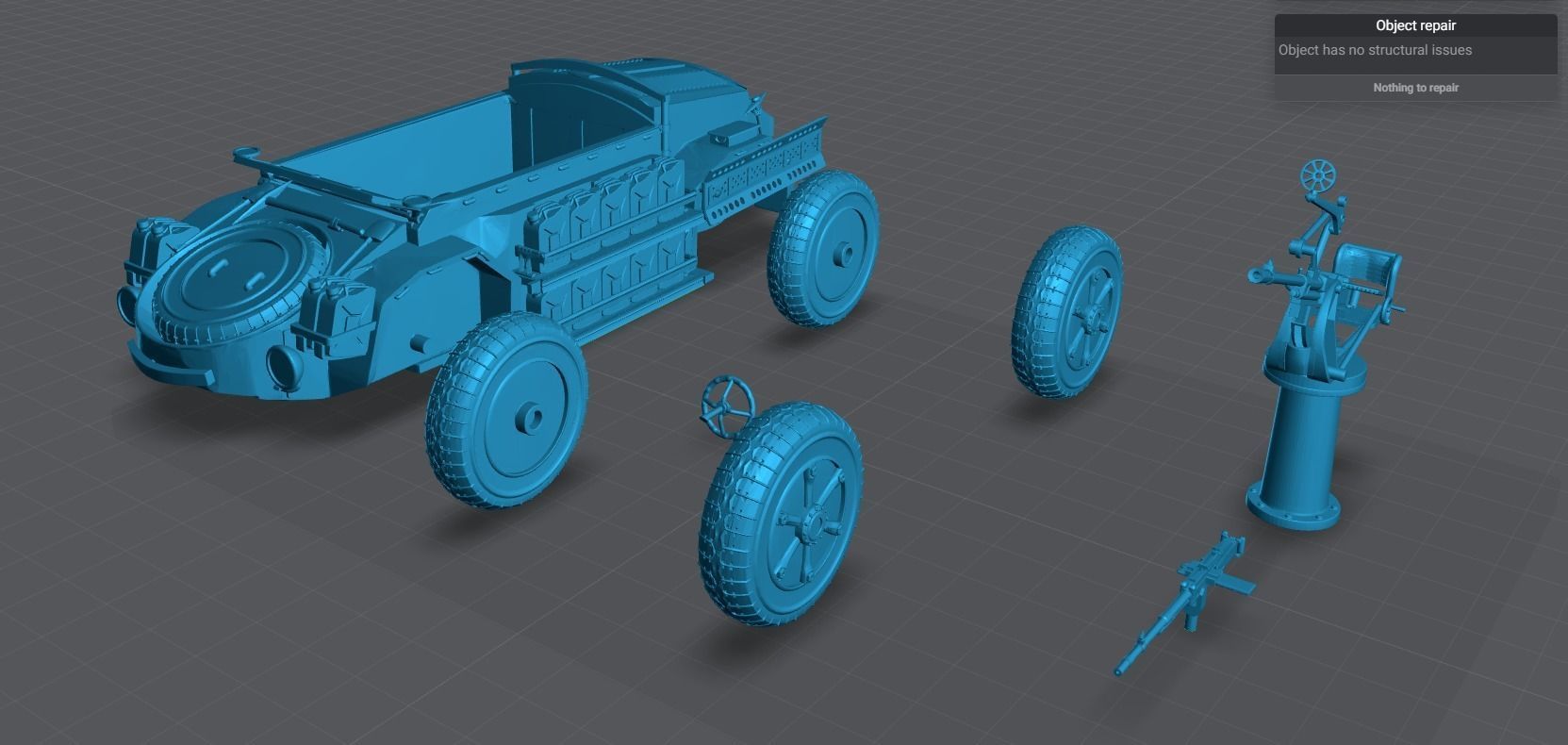 Fiat AS42 scale model 3D print model_5