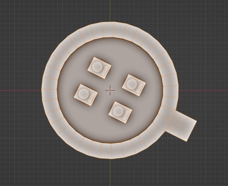 Skyscraper 01 Low-poly 3D model_7