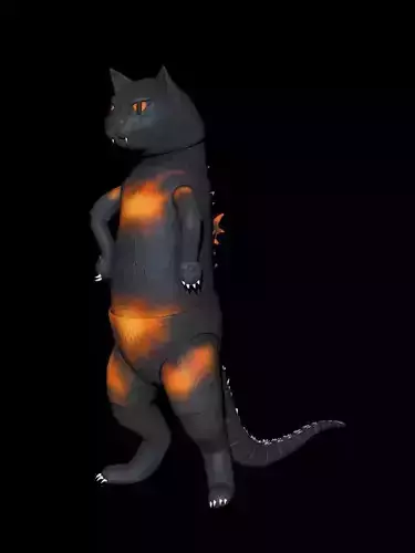 Joker Cat Godzilla 1995