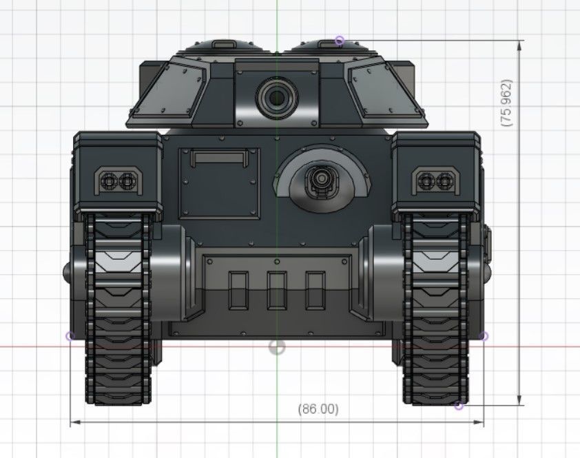 M-41 King Wolf MBT 3D print model_13