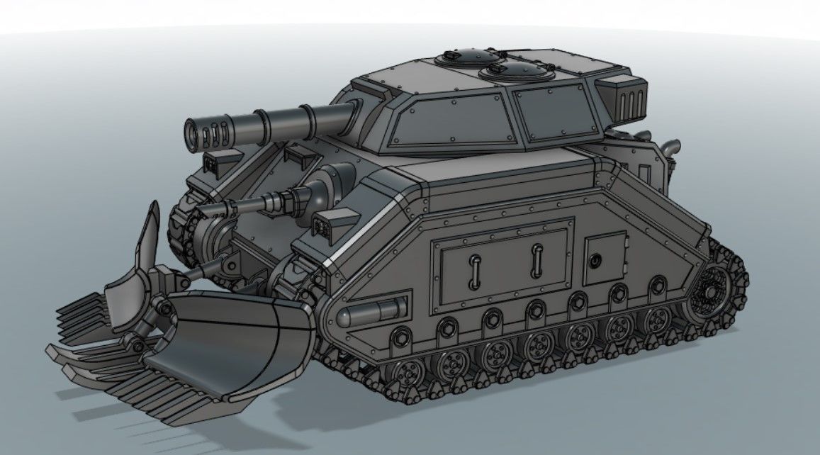 M-41 King Wolf MBT 3D print model_8