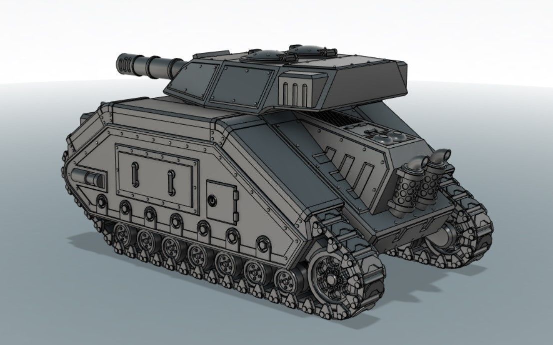 M-41 King Wolf MBT 3D print model_2