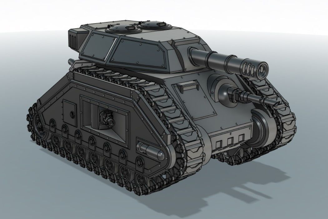 M-41 King Wolf MBT 3D print model_3