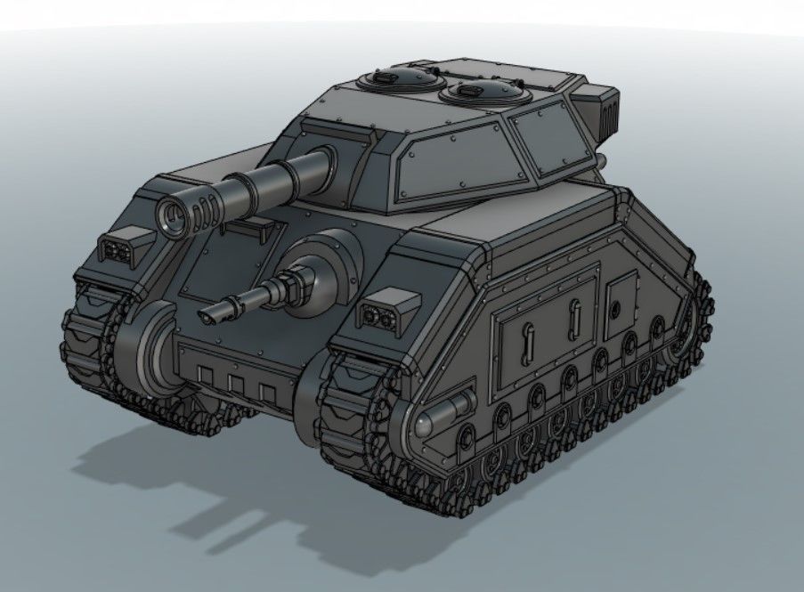 M-41 King Wolf MBT 3D print model_1