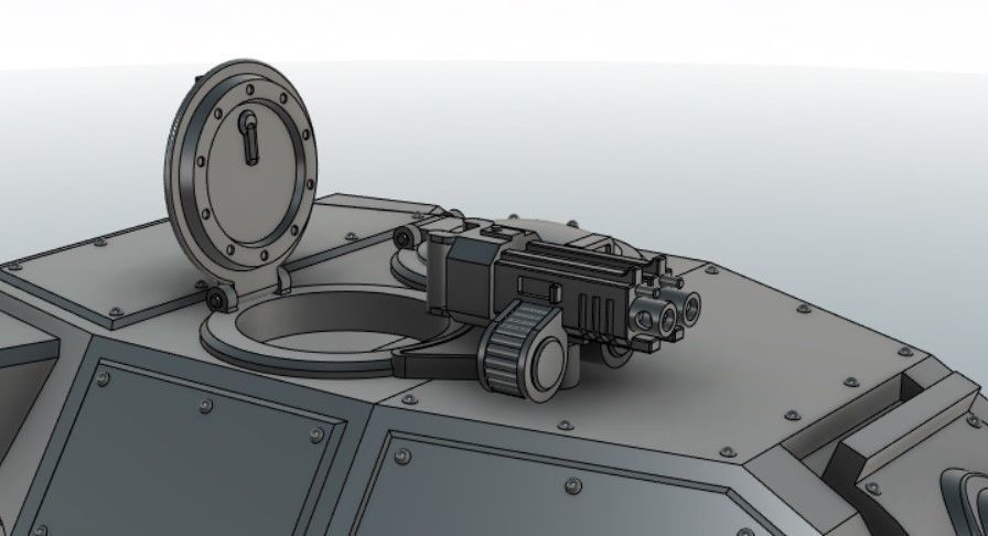 M-41 King Wolf MBT 3D print model_11