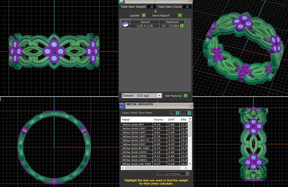 Anello ring in paper bag Free 3D print model