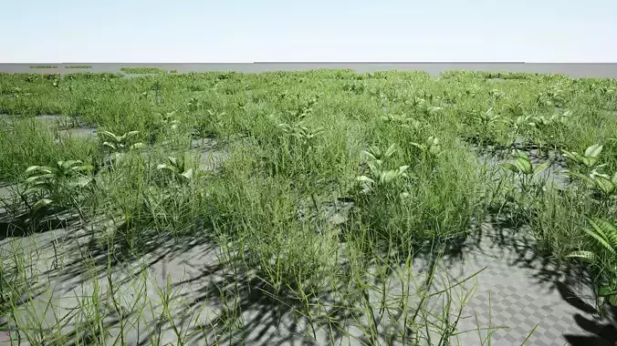Tropical bush asset pack - unreal engine 3D model