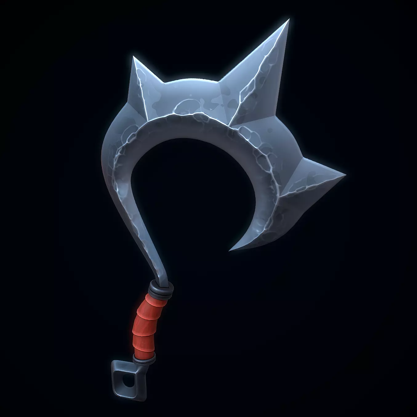 Stylized Butchers Hook Low-poly 3D model