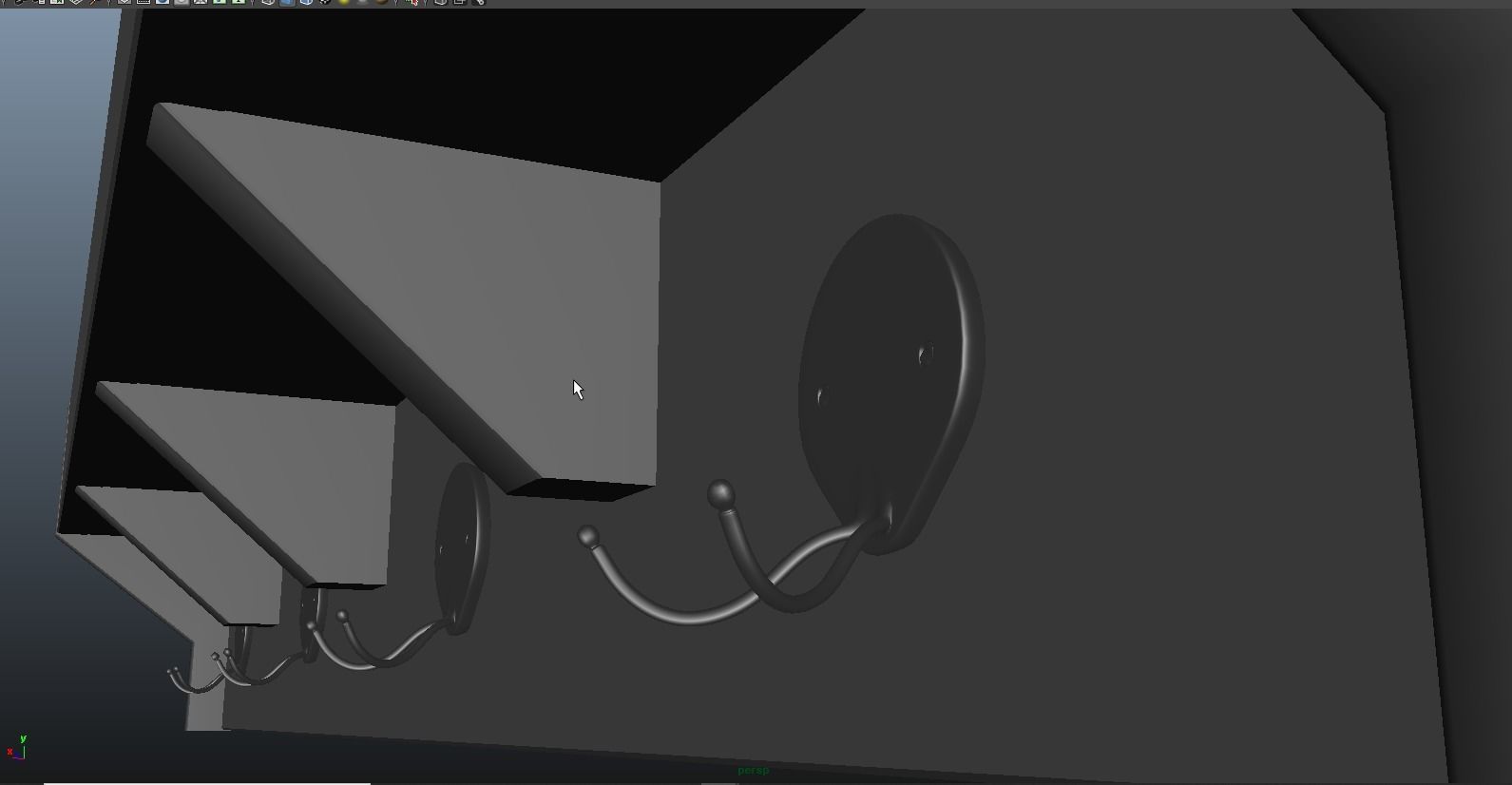 KEY HOLDER Low-poly 3D model_2