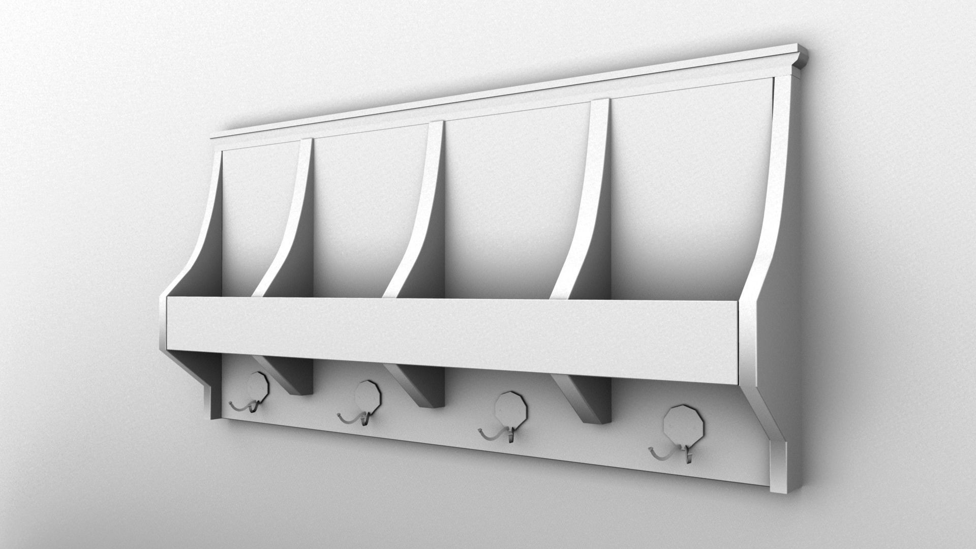 KEY HOLDER Low-poly 3D model_6