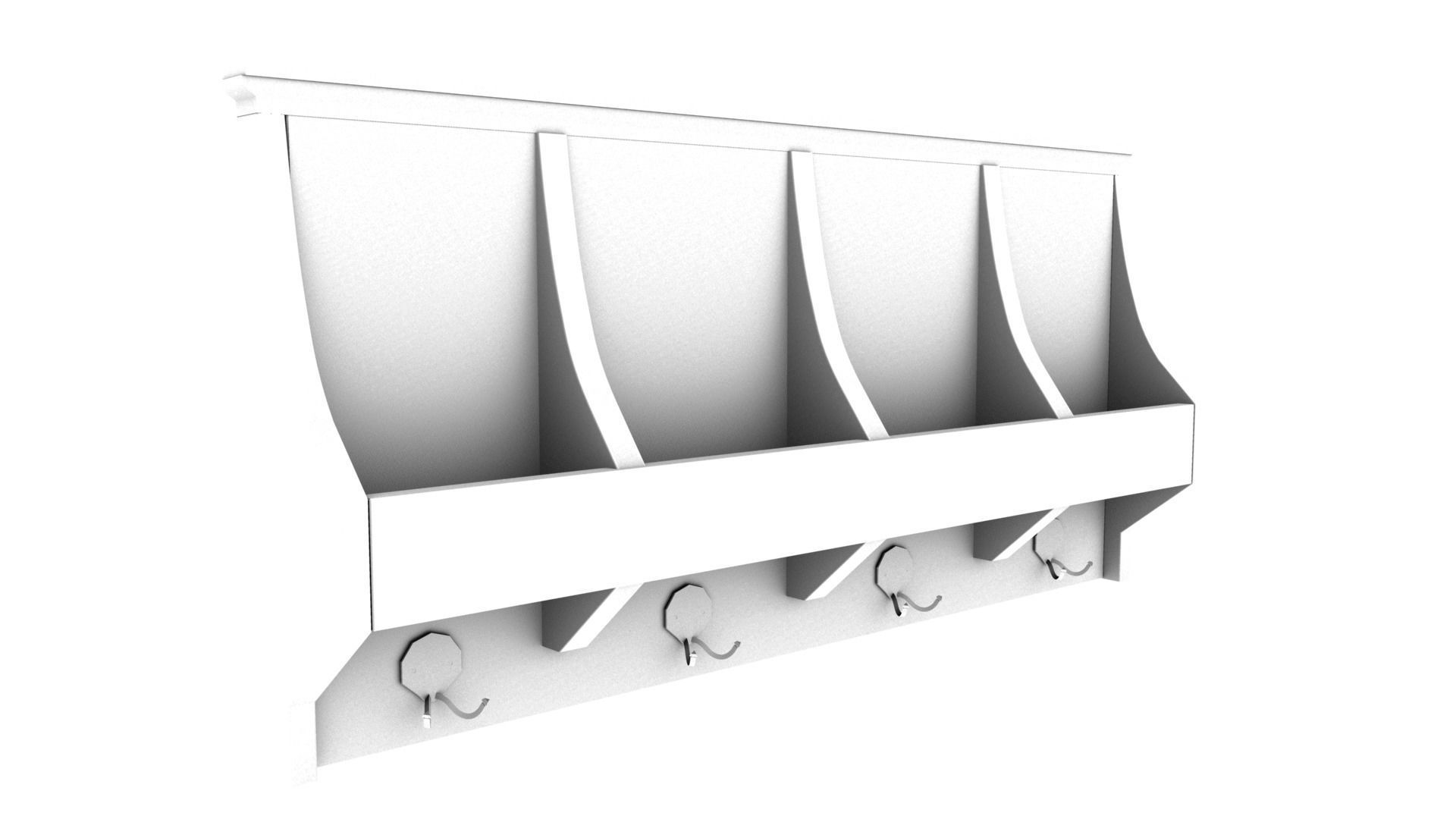 KEY HOLDER Low-poly 3D model_3