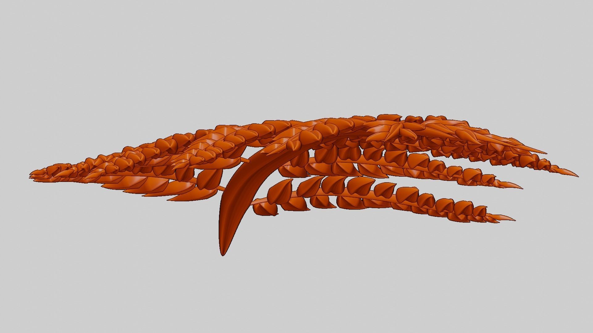 Fern Plant Branch 3D model_18