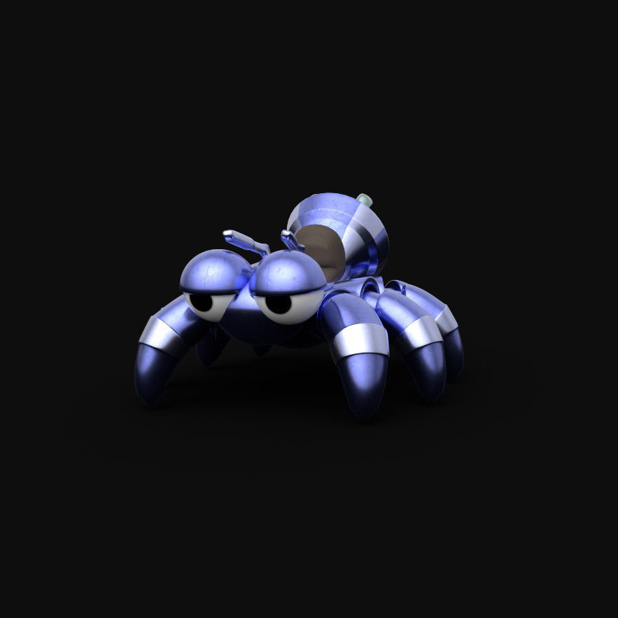 GunBound Aduka Low-poly 3D model_3