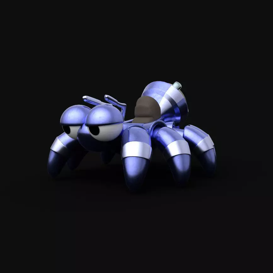 GunBound Aduka Low-poly 3D model_0