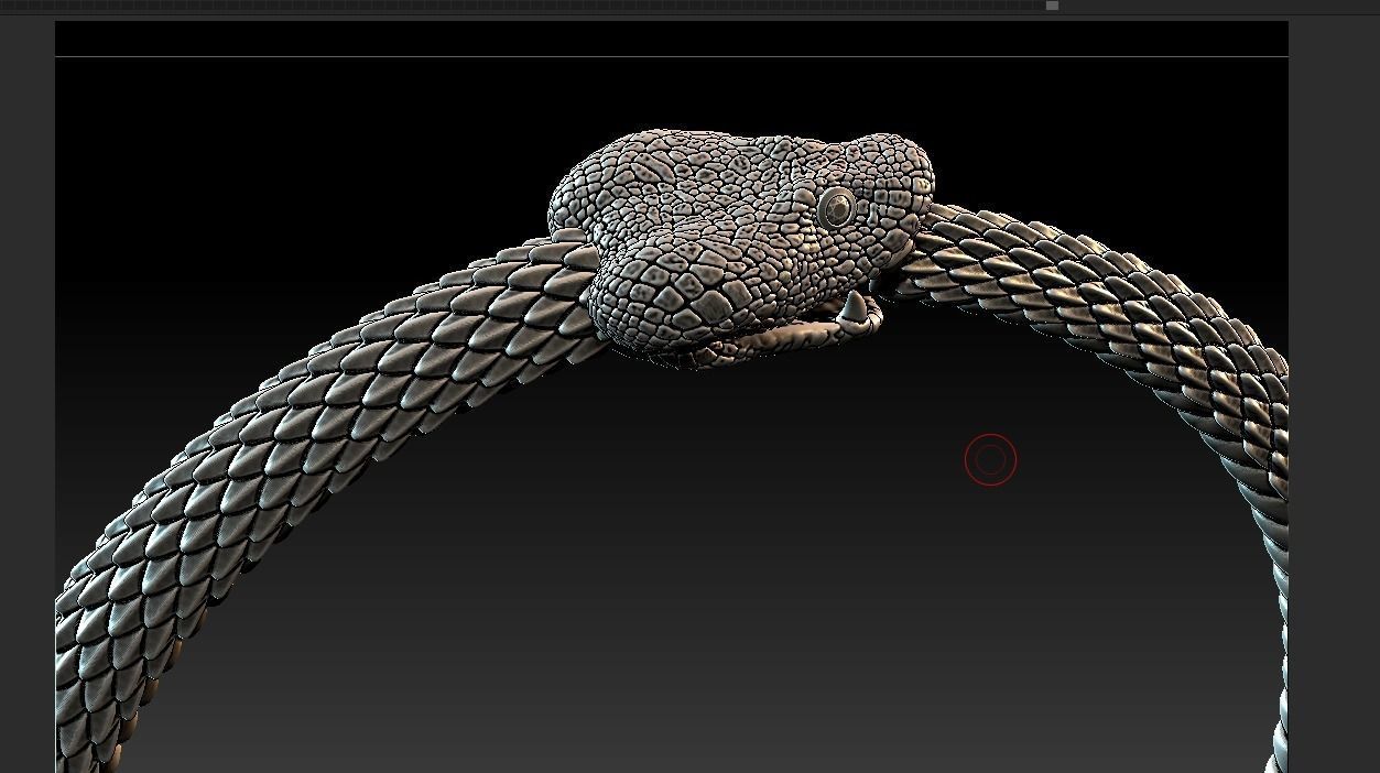 bracelecs snake 3D print model_3