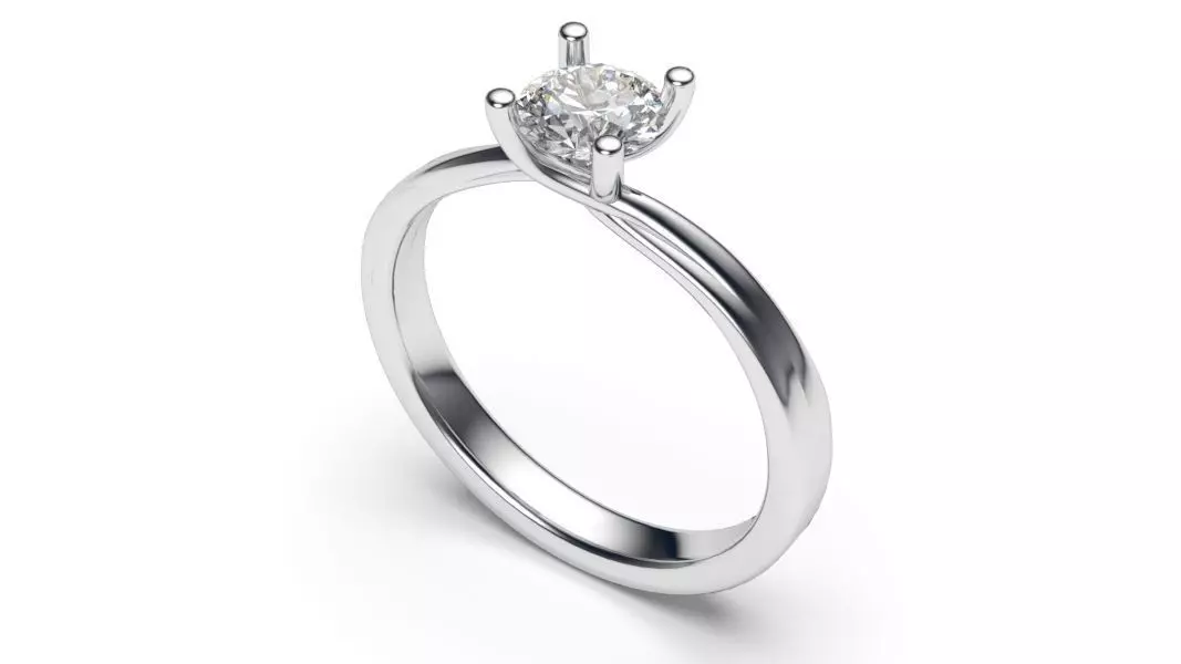 solitaire with ring sizes 8 part S59 3D print model