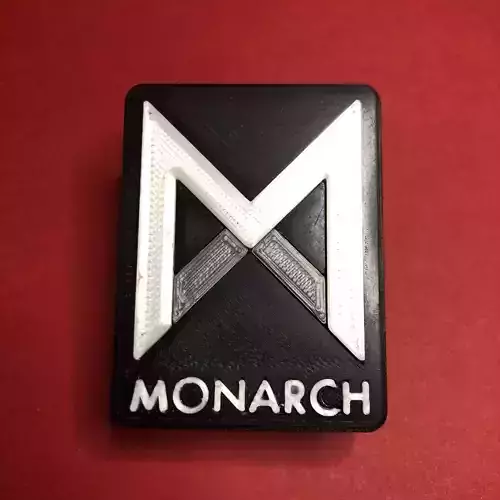 Monarch Logo Badge 3D print model