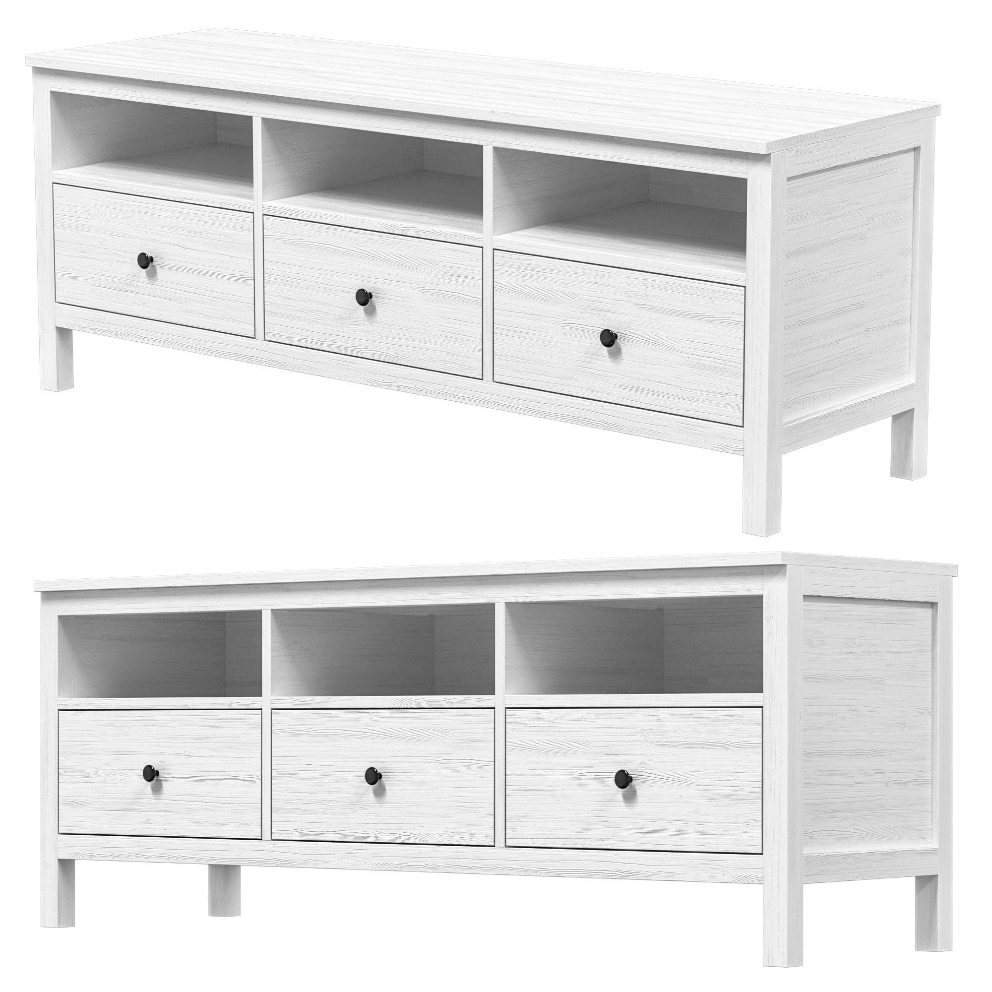 IKEA - HEMNES TV stand 3D model_2