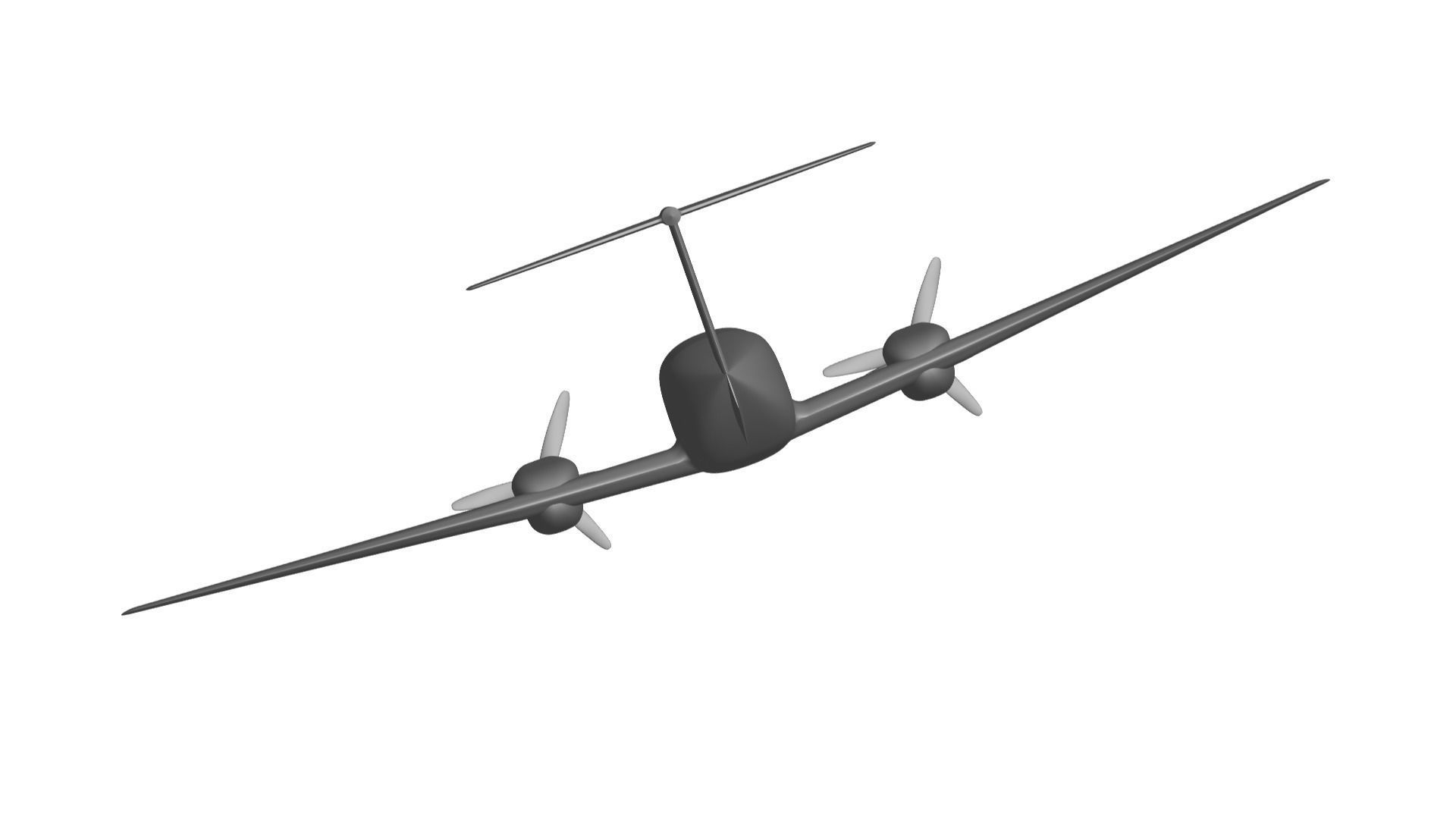 Beechcraft Super King Air 3D model_4