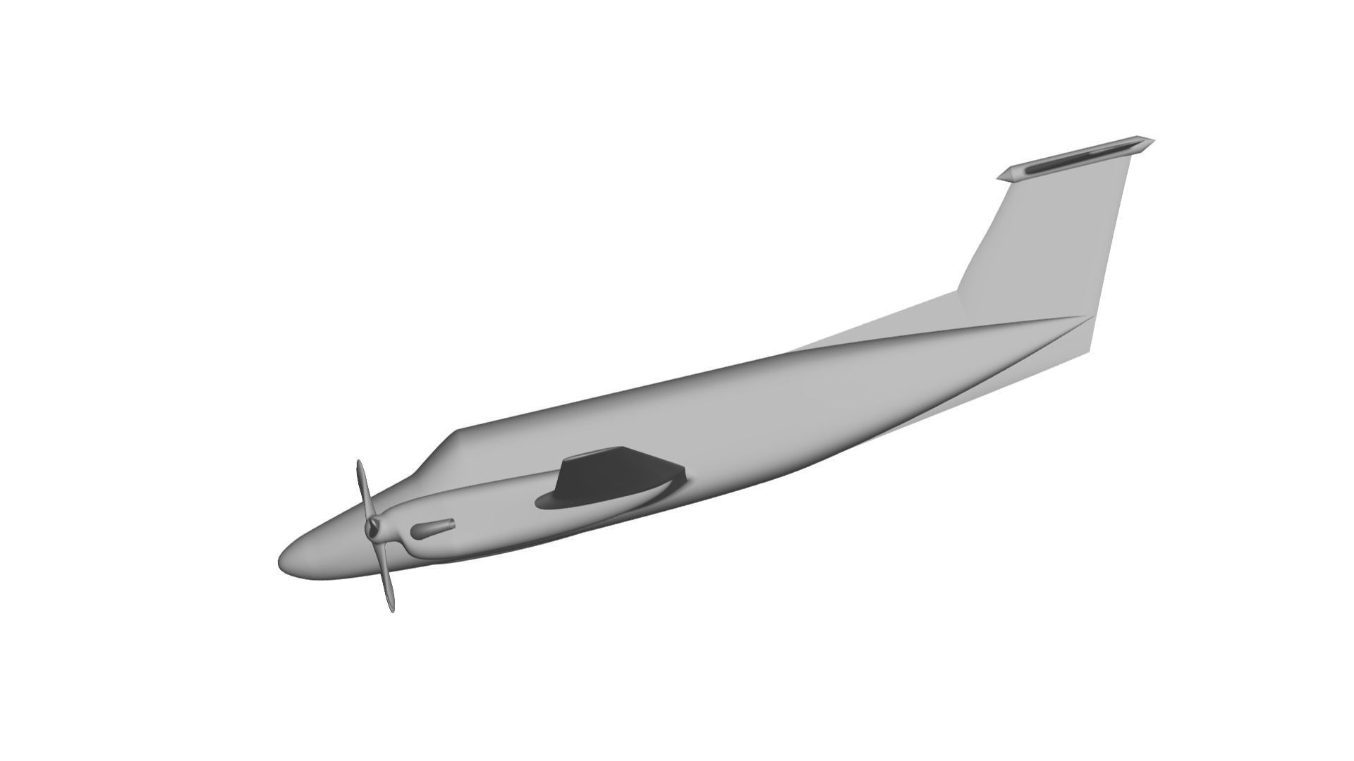 Beechcraft Super King Air 3D model_2