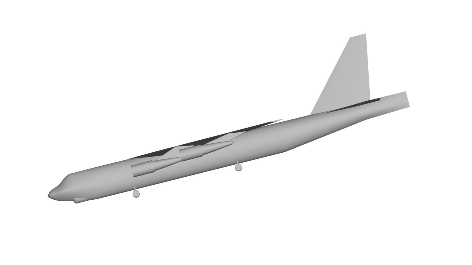Boeing B-52 Stratofortress 3D model_2