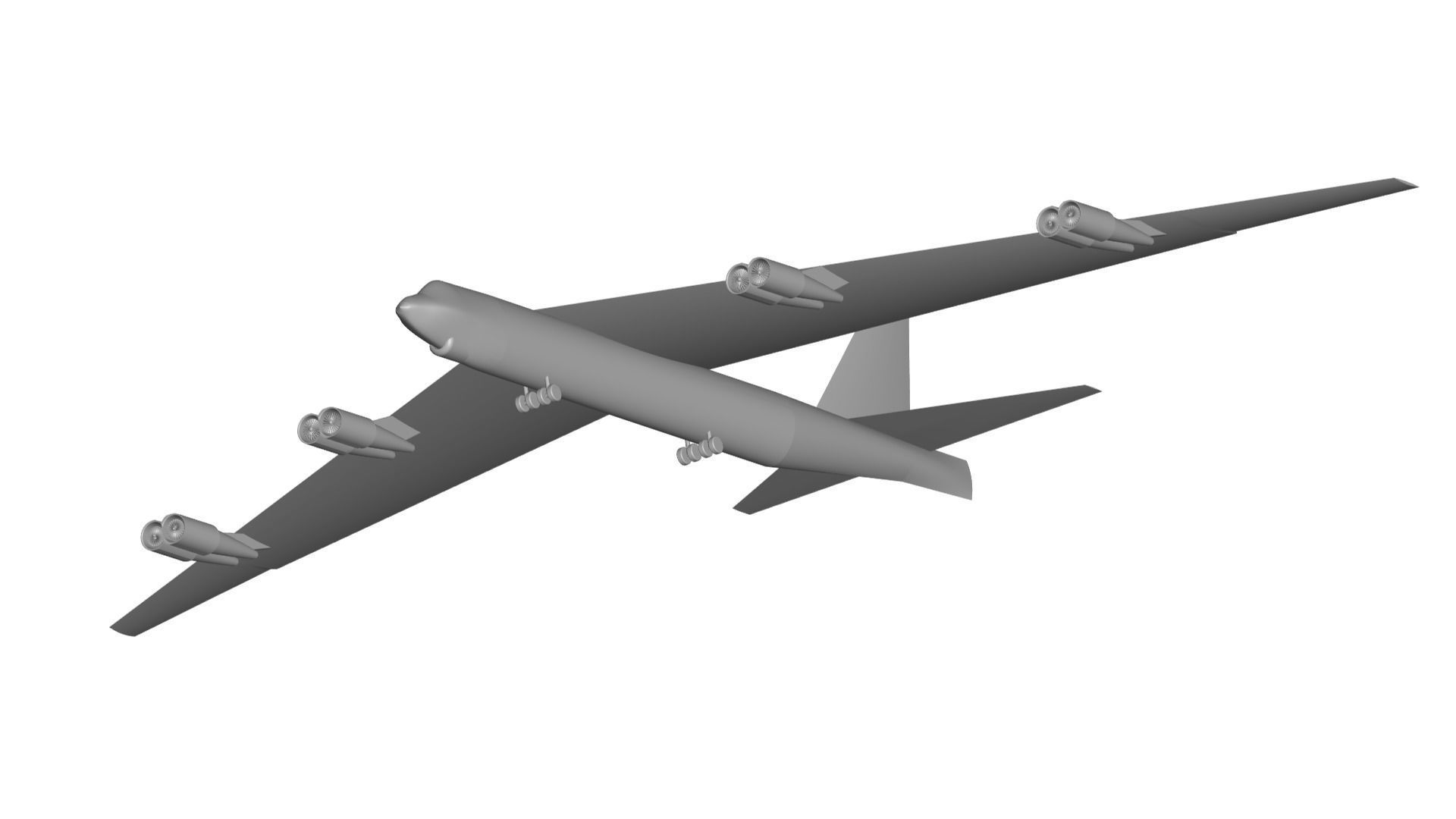 Boeing B-52 Stratofortress 3D model_1
