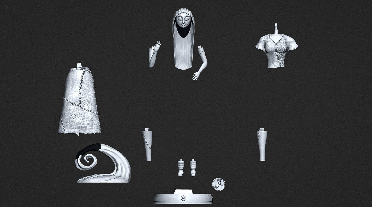 Sally - THE NIGHTMARE BEFORE CHRISTMAS 3D print model_5