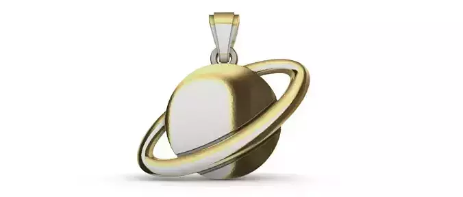 Saturn Pendant 3D print model