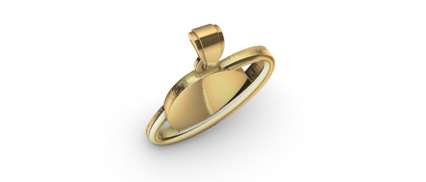 Saturn Pendant 3D print model_18