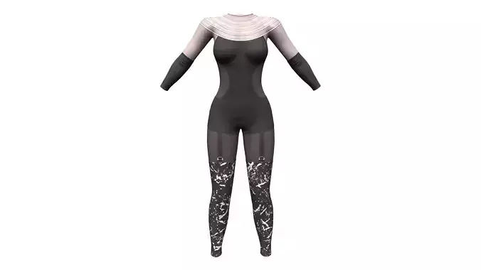 Futuristic Translucent Full Body Suit