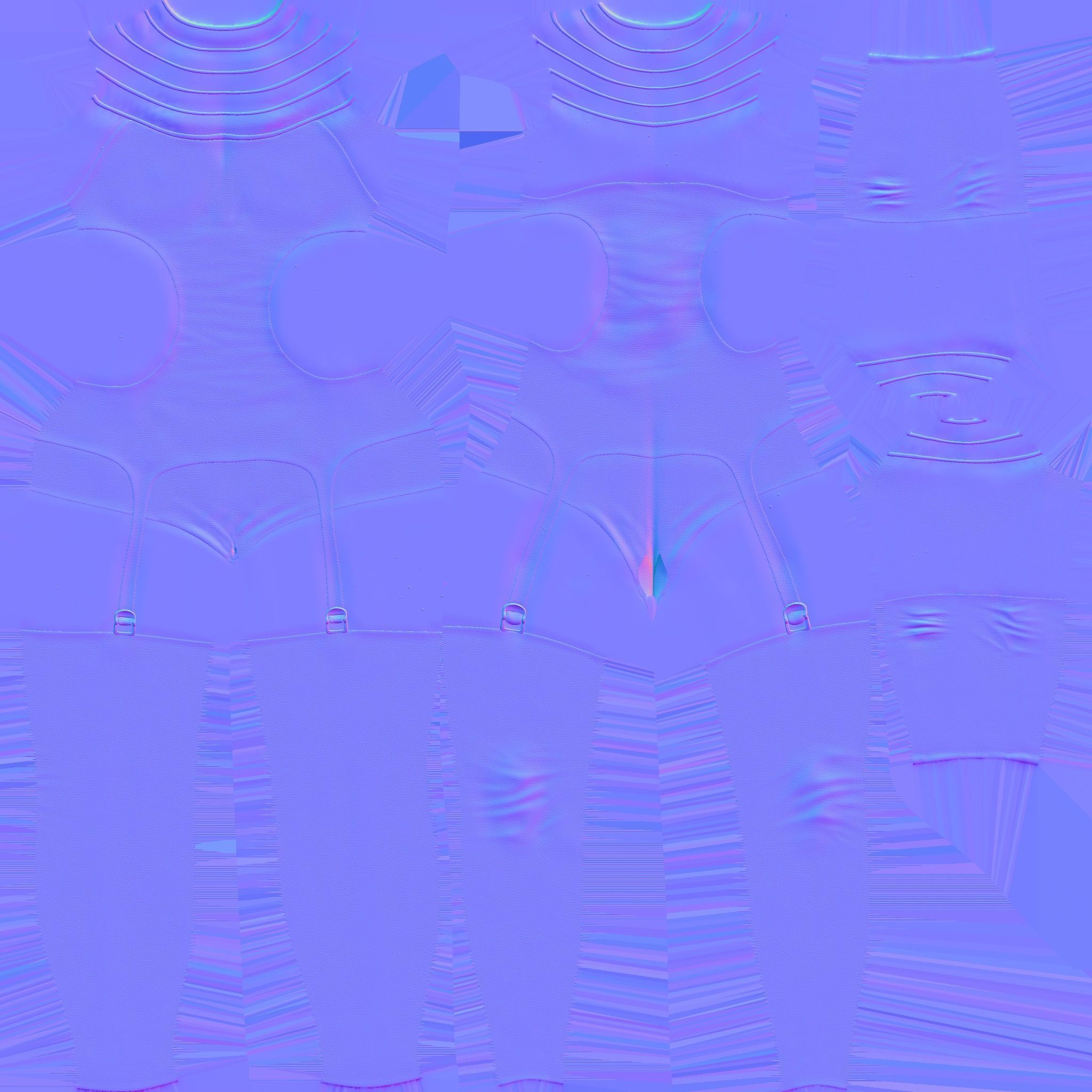 3D model Futuristic Translucent Full Body Suit VR / AR / low-poly ...