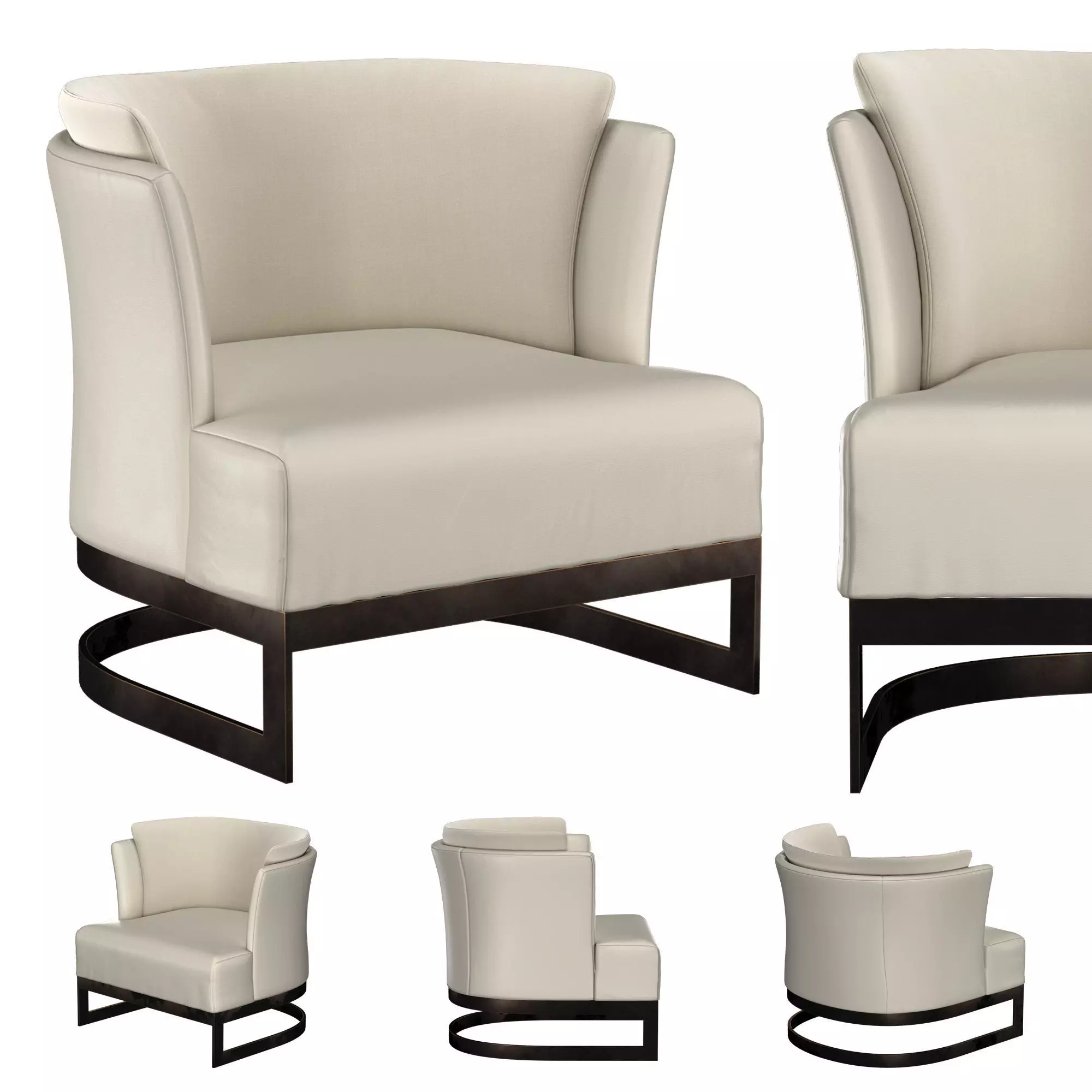 ST JOHN STREET ARMCHAIR 3D model_0