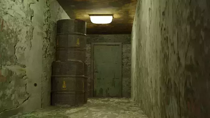 Creepy Corridor Scene