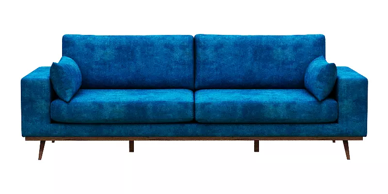 Sofa 3 seater Low-poly 3D model_0