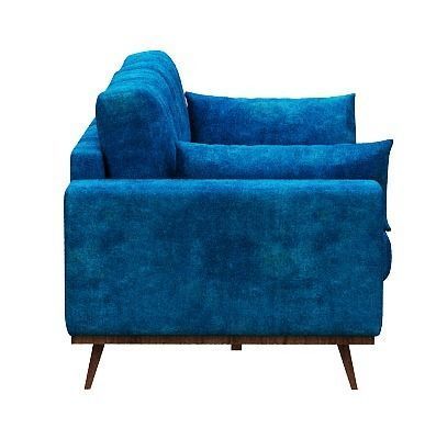 Sofa 3 seater Low-poly 3D model_3