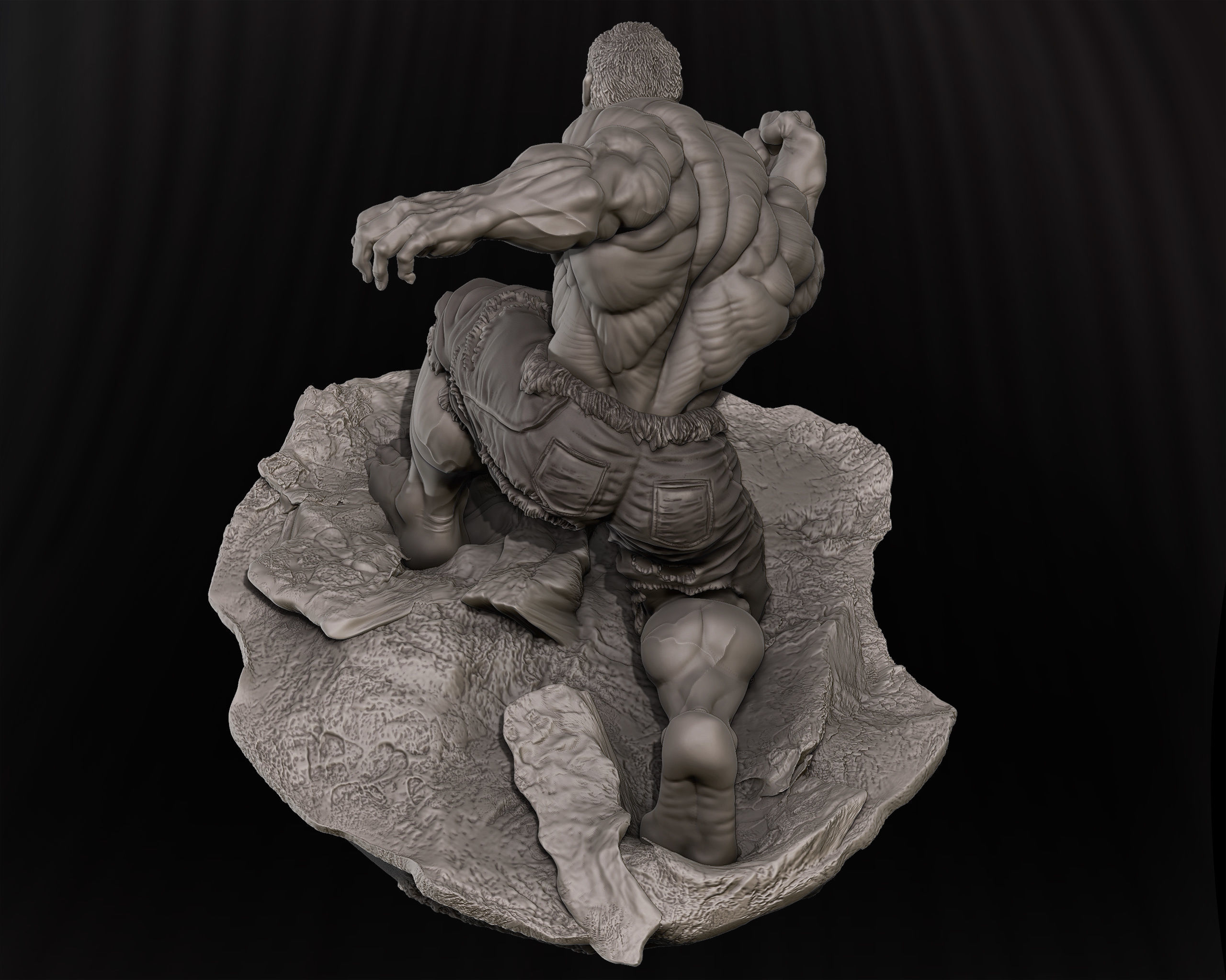 HULK  for 3D printing 3D print model_4